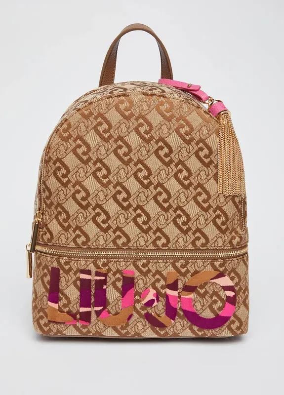 Zaino Liu Jo Jacquard / Beige