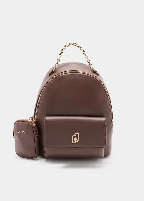 Zaino Medio con Pochette / Marrone