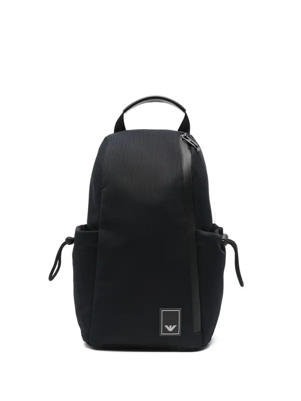 Zaino Monospalla con Logo / Blu