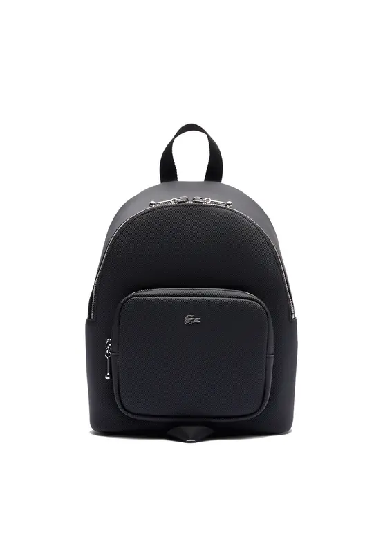 Zaino Nero in ecopelle con chiusura a Zip