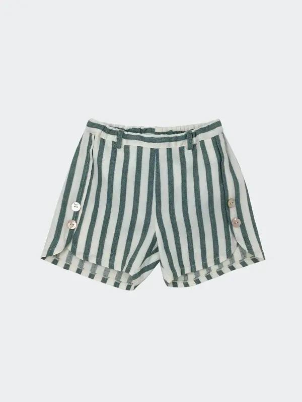 Zhoe tobiah Shorts in Misto Lino A Righe